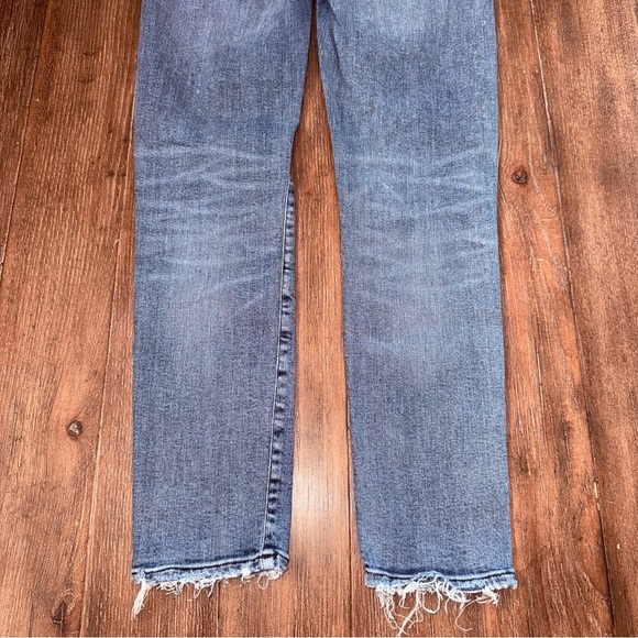 AGOLDE Harper Skinny Jean Mid Rise Torn Ripped Distressed - Picture 7 of 8